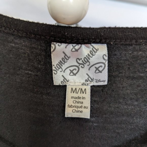 Disney Girls Dress Polka Dot Sequined Black Sleeveless Size Medium - Picture 4 of 7